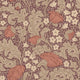 Blomdansen Burgundy Flowers Wallpaper by Boråstapeter