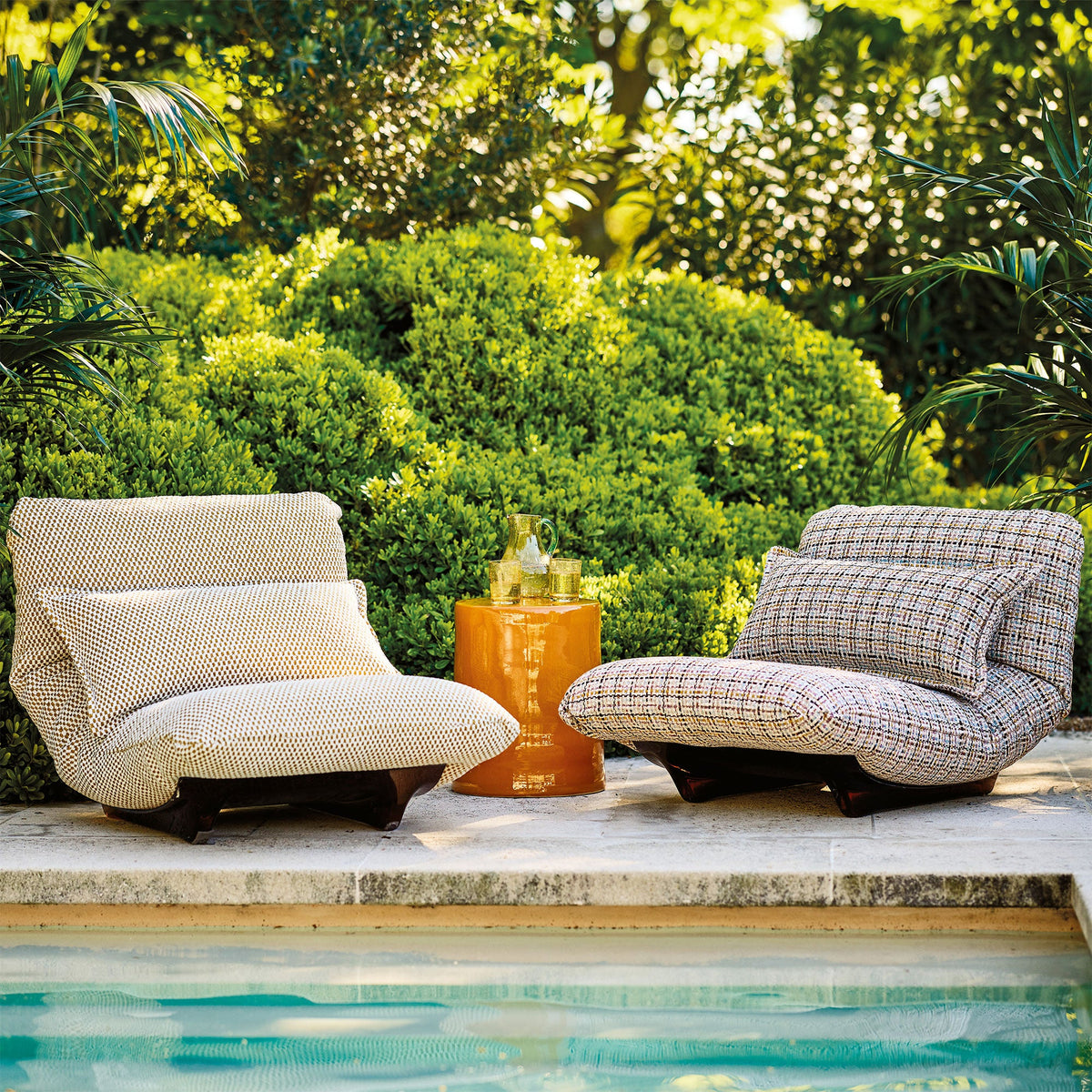 Zeni Oxide Xandri Outdoor Fabric by Black Edition