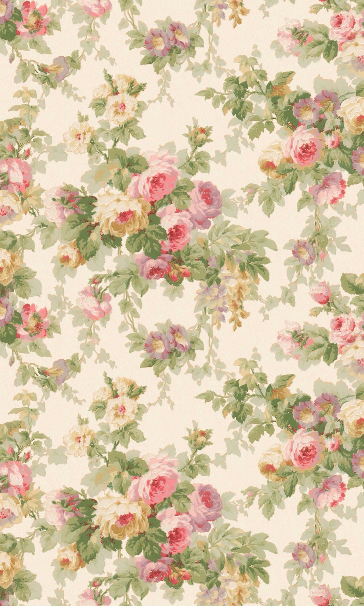 Sweet Dream Rose Pink Flowers Wallpaper by Boråstapeter