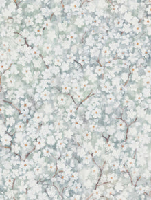 9184 Hanami Blue Grey Flowers Wallpaper by Boråstapeter - Flat