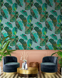 9200002 Carioca Aqua Wander Wallpaper by Coordonné