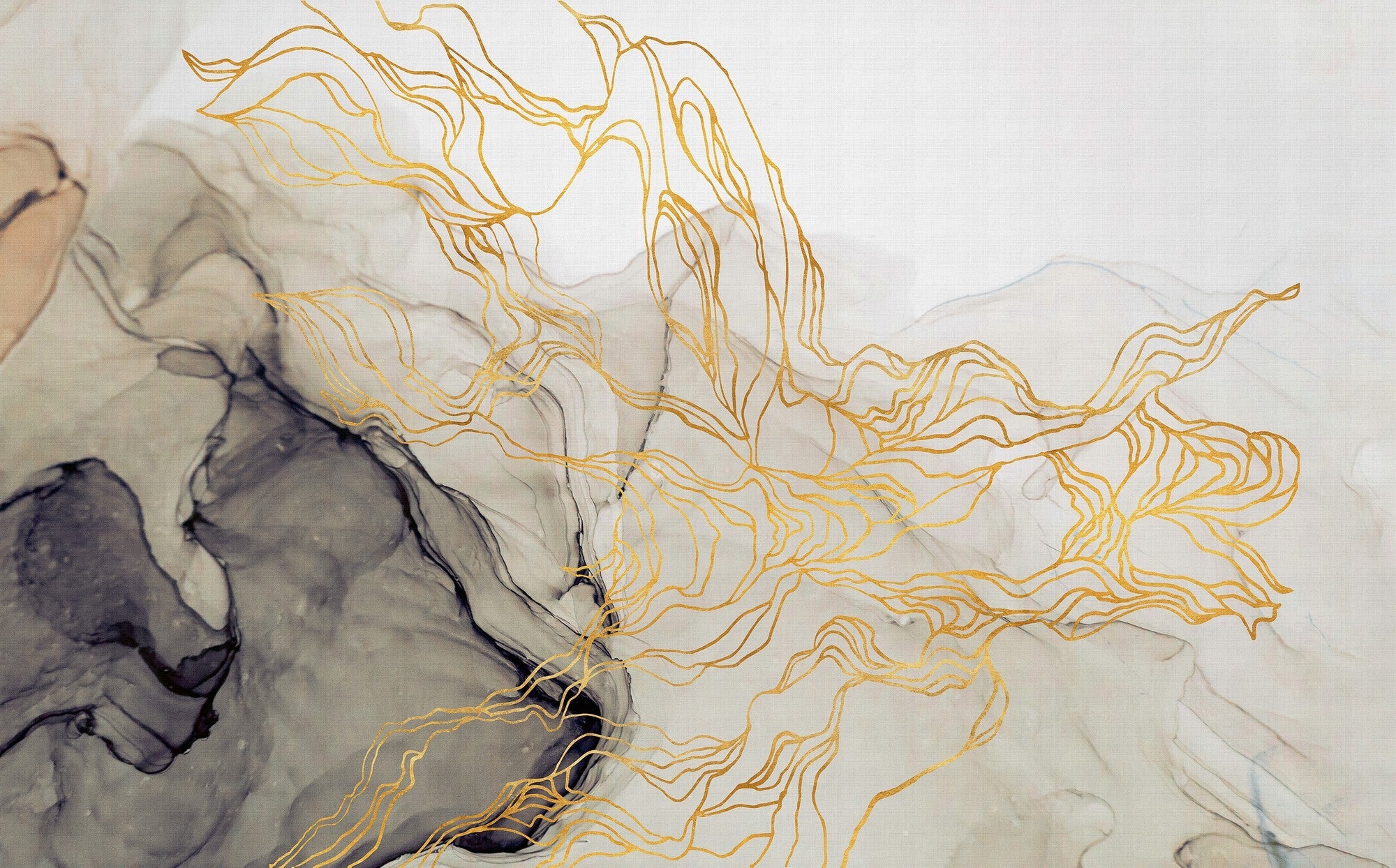 9200011 Aurora Borealis Sand Wander Mural by Coordonné