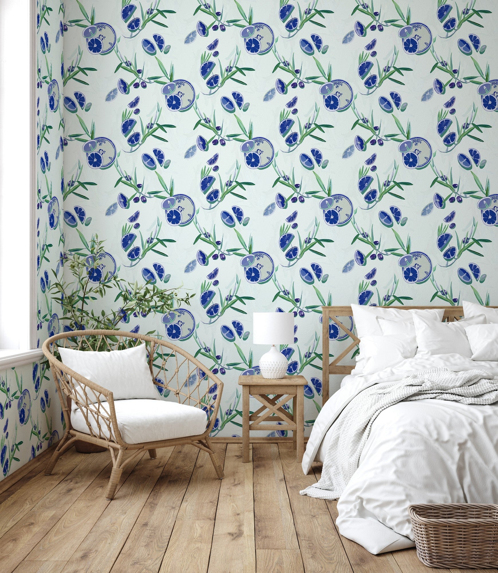 9200022 Bodegón Blue Wander Wallpaper by Coordonné