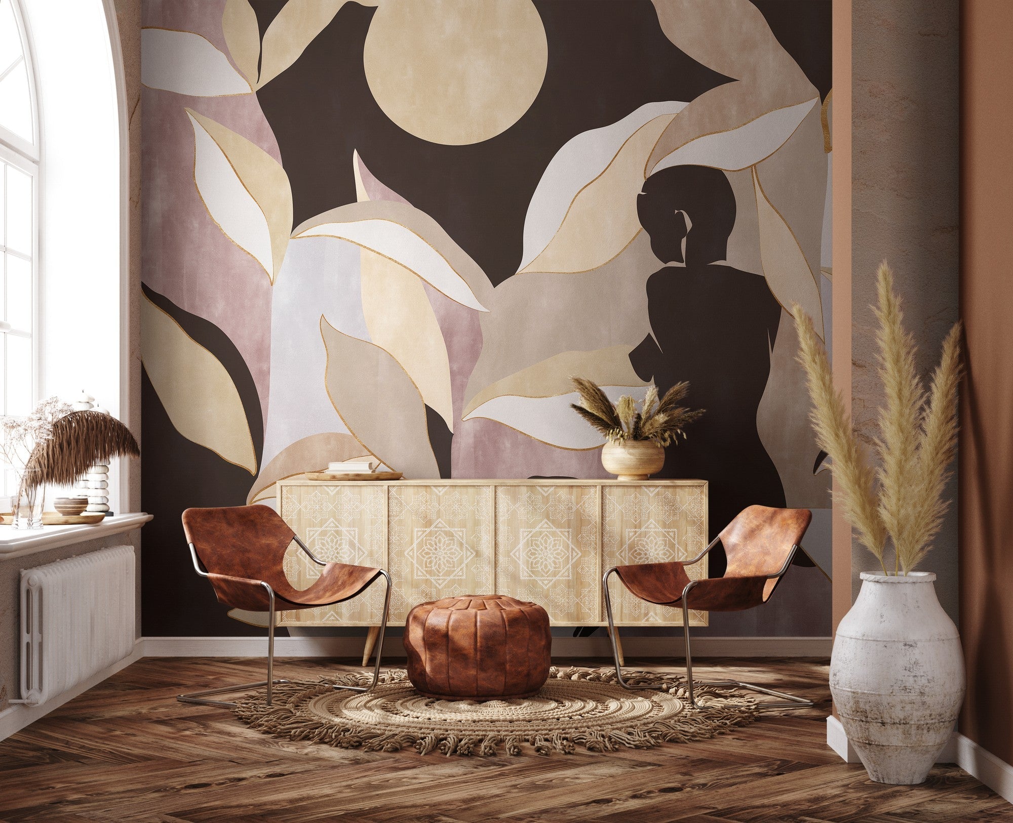 9200031 Bahir Dar Choco Wander Mural by Coordonné