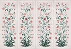 9200041 Daffodil Pink Wander Mural by Coordonné