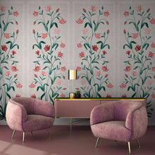 9200041 Daffodil Pink Wander Mural by Coordonné