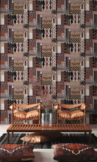 9200061 Majorelle Terracota Wander Wallpaper by Coordonné