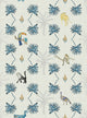Monteverde Blue Wander Wallpaper by Coordonné