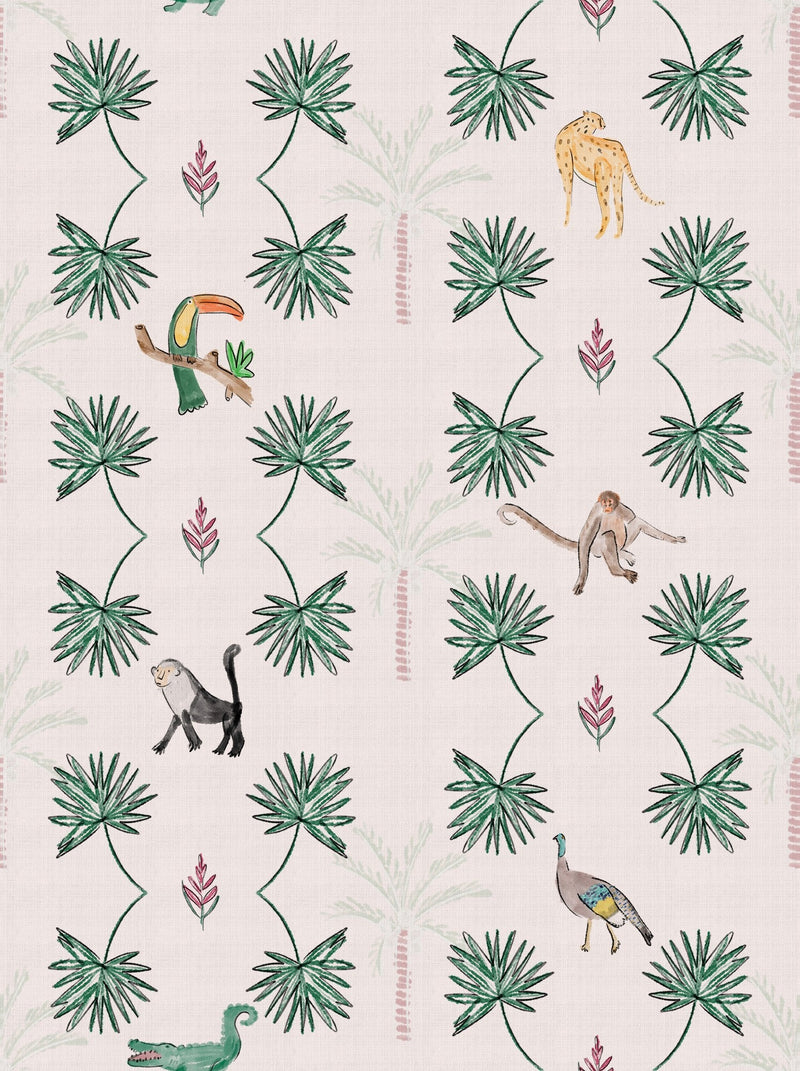 9200072 Monteverde Pink Wander Wallpaper by Coordonné