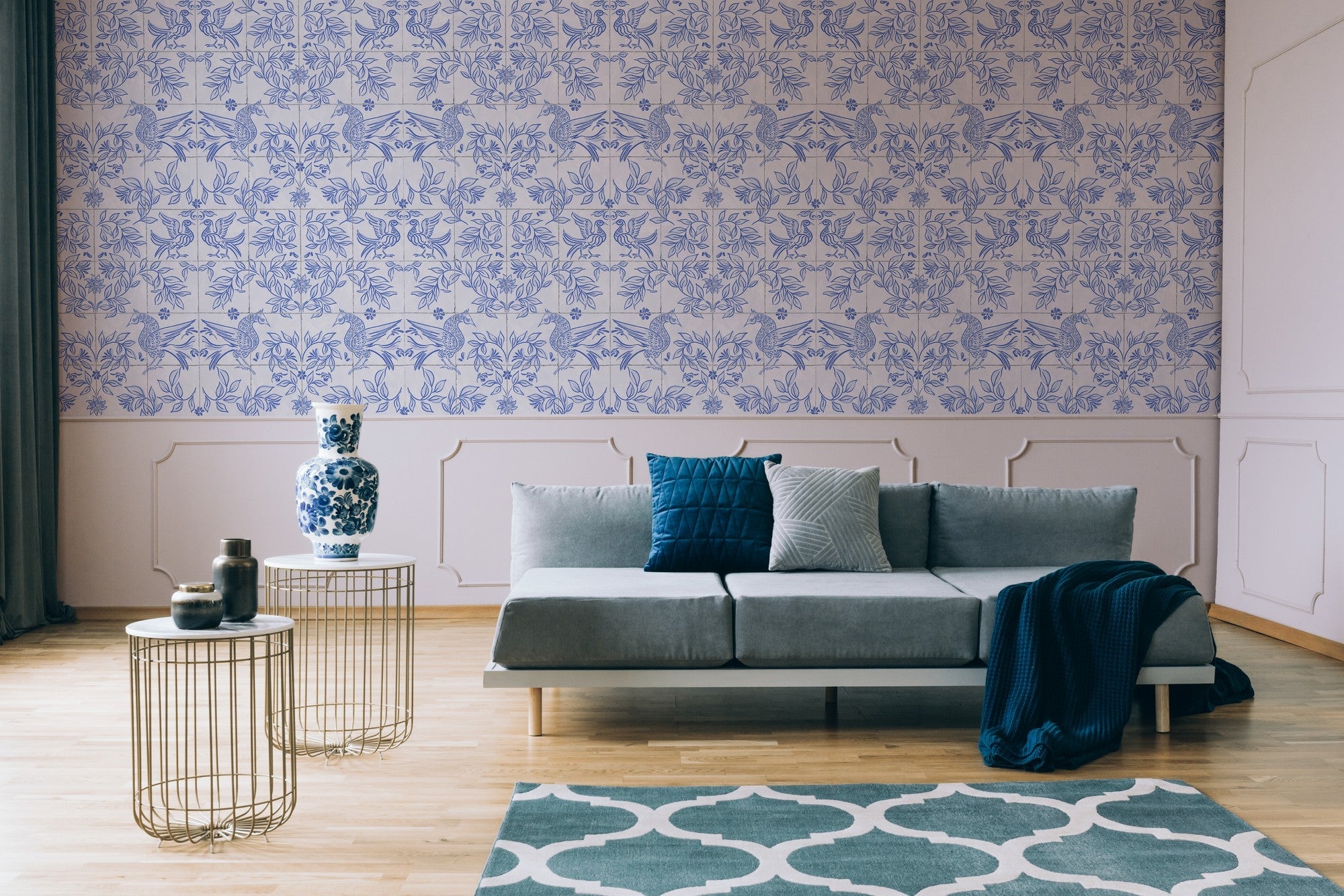 9200080 Cerâmica Blue Wander Wallpaper by Coordonné