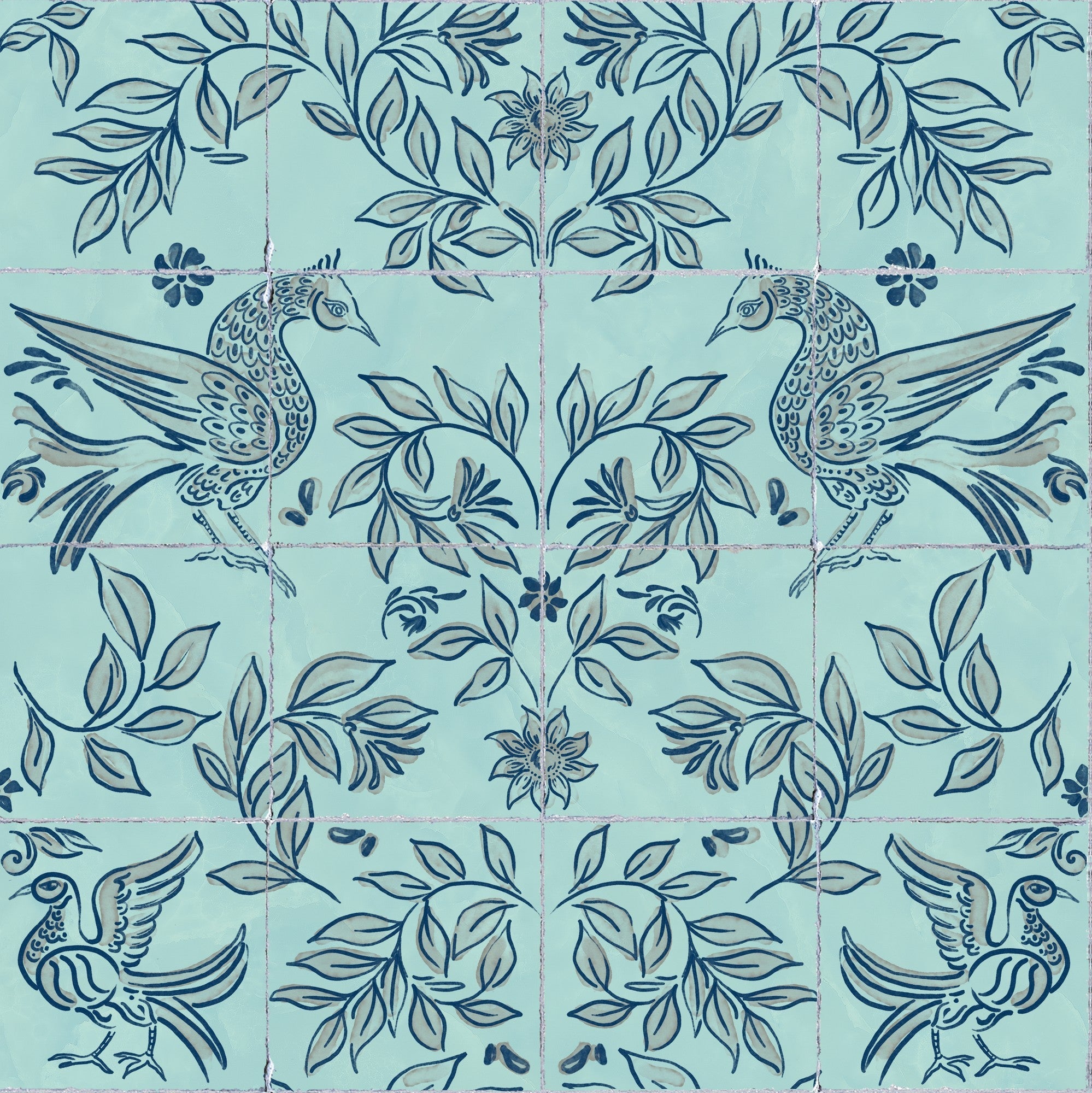 9200081 Cerâmica Aqua Wander Wallpaper by Coordonné
