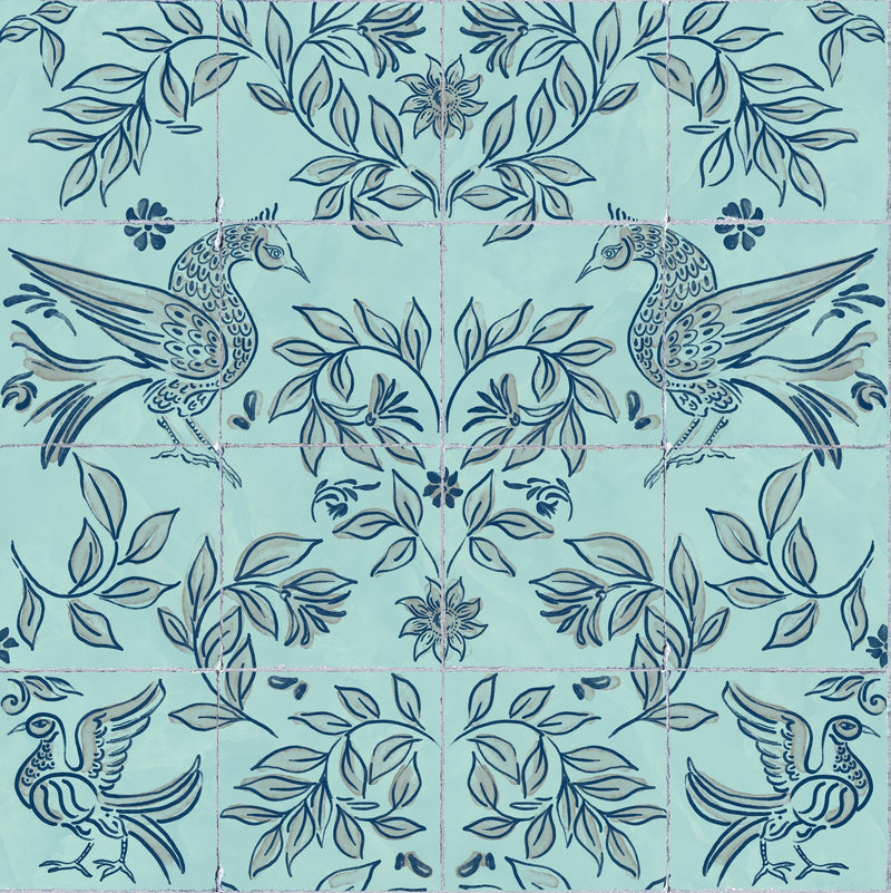9200081 Cerâmica Aqua Wander Wallpaper by Coordonné