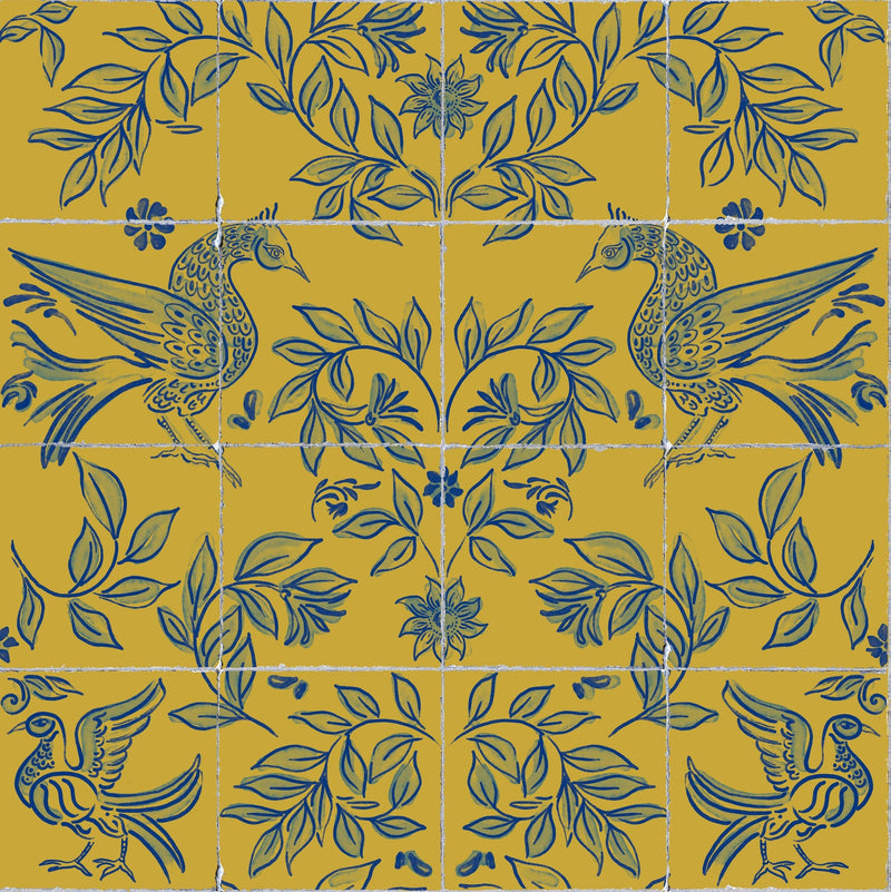 9200083 Cerâmica Mustard Wander Wallpaper by Coordonné