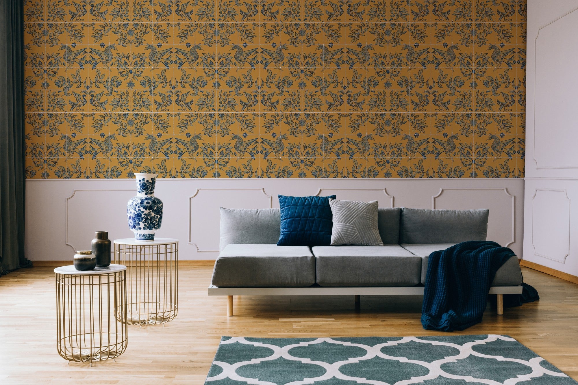 9200083 Cerâmica Mustard Wander Wallpaper by Coordonné