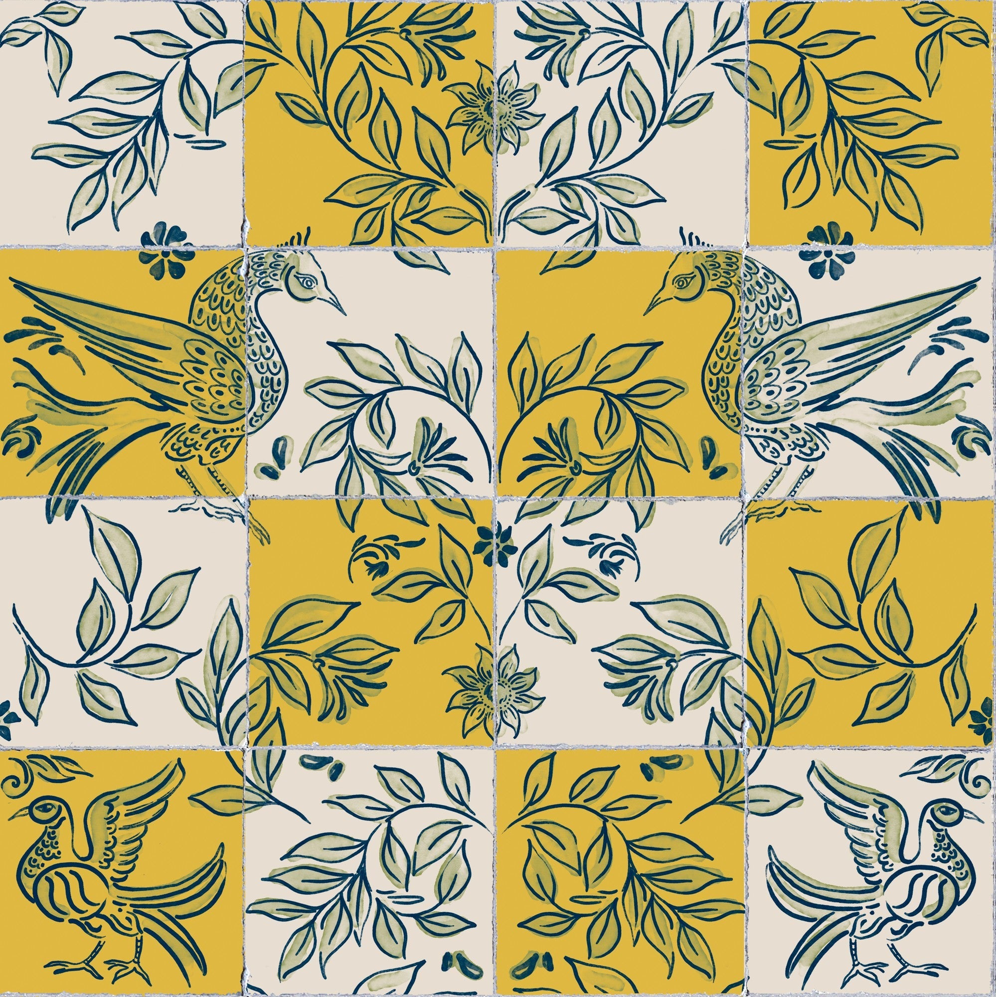 9200084 Cerâmica Damero Wander Wallpaper by Coordonné