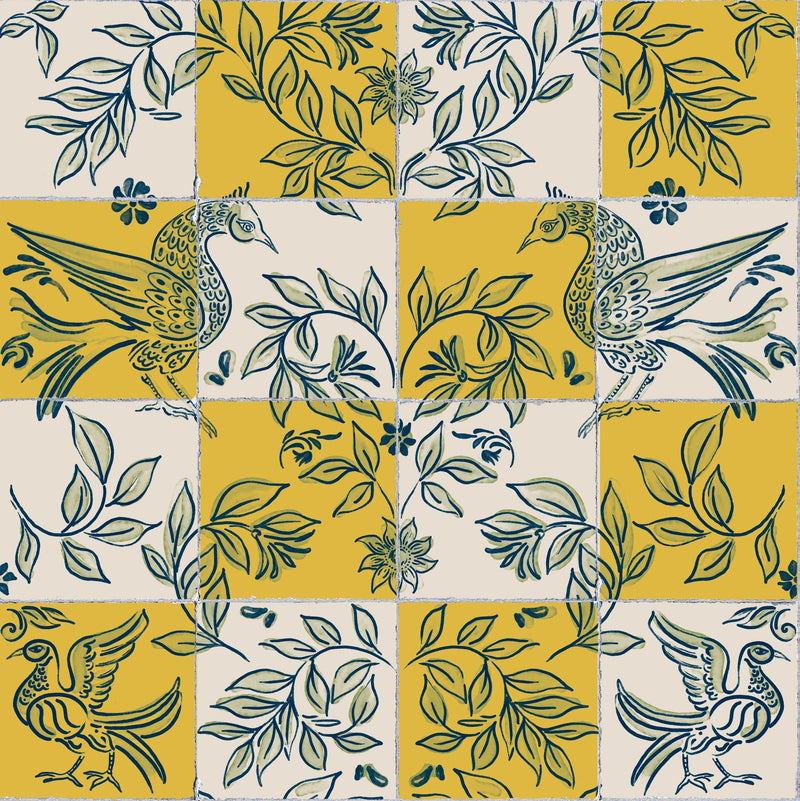 9200084 Cerâmica Damero Wander Wallpaper by Coordonné