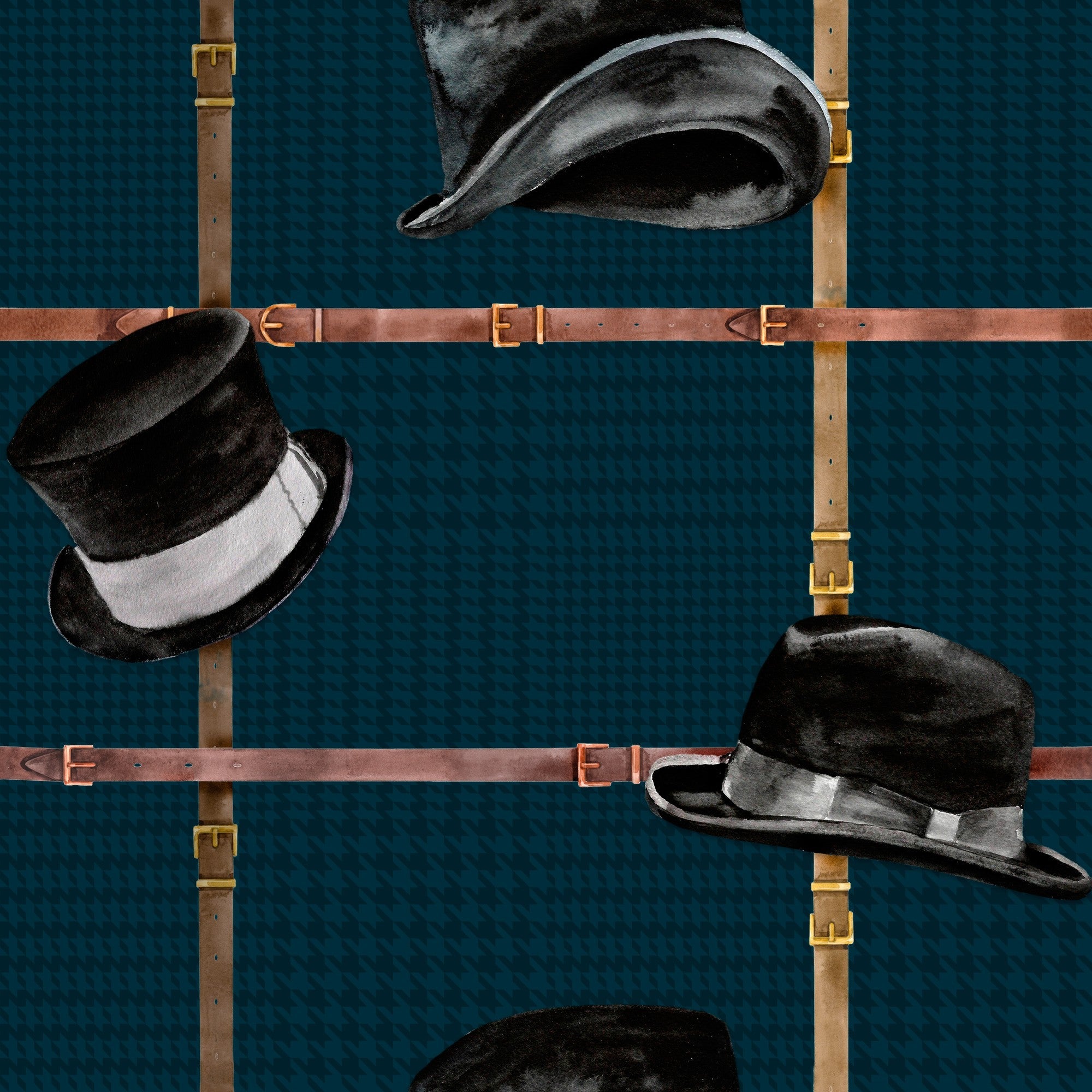 9200090 Ascot Noir Wander Wallpaper by Coordonné