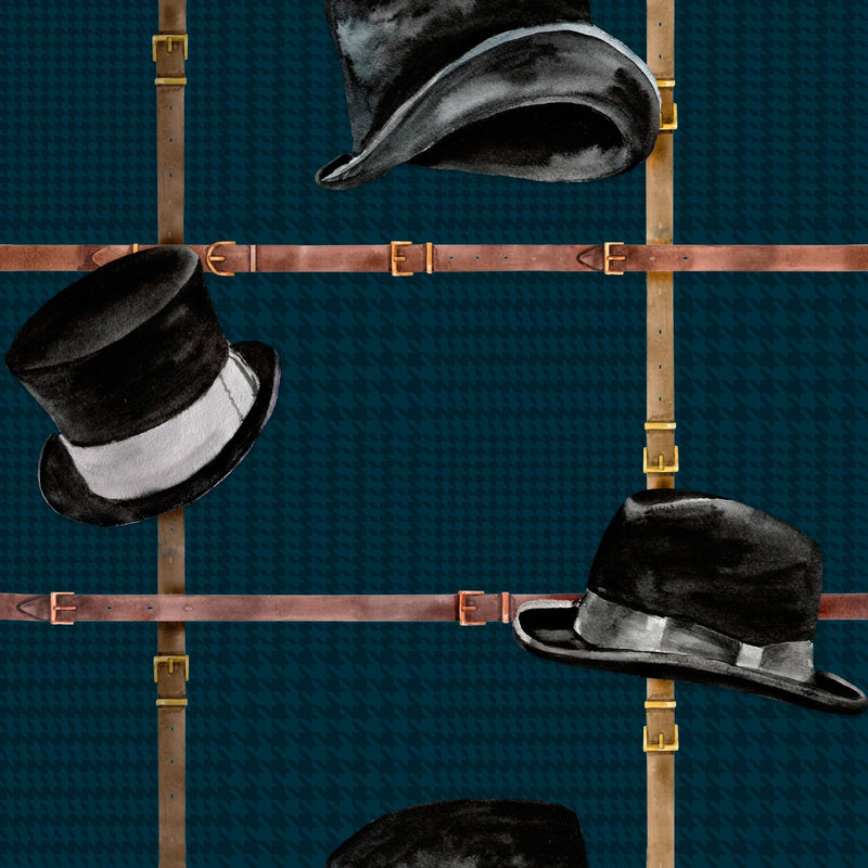 9200090 Ascot Noir Wander Wallpaper by Coordonné