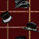 Ascot Wine Wander Wallpaper by Coordonné