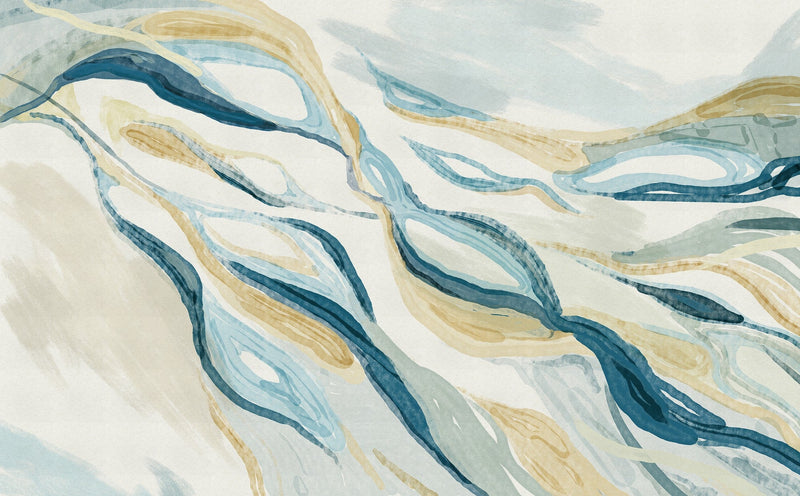 9200201 Hygge Blue Wander Mural by Coordonné