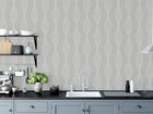 921000 Calico Dot Grey Wallpaper By Arthouse