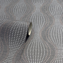 921001 Calico Dot Gunmetal Wallpaper By Arthouse