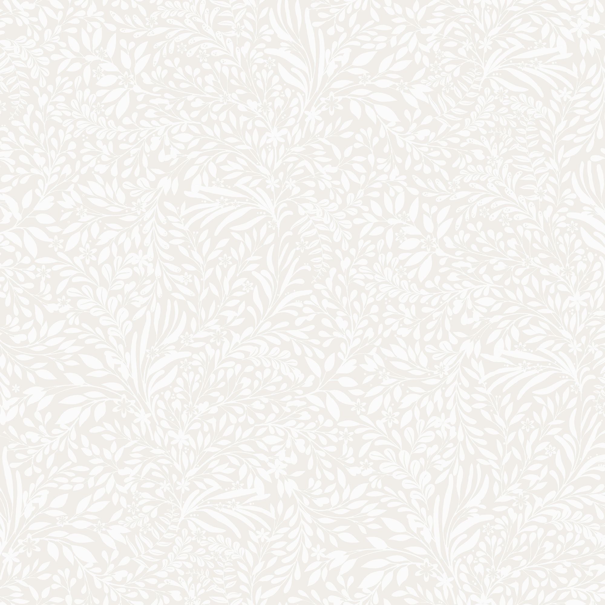 Kristina Beige and White Ester Wallpaper by Galerie