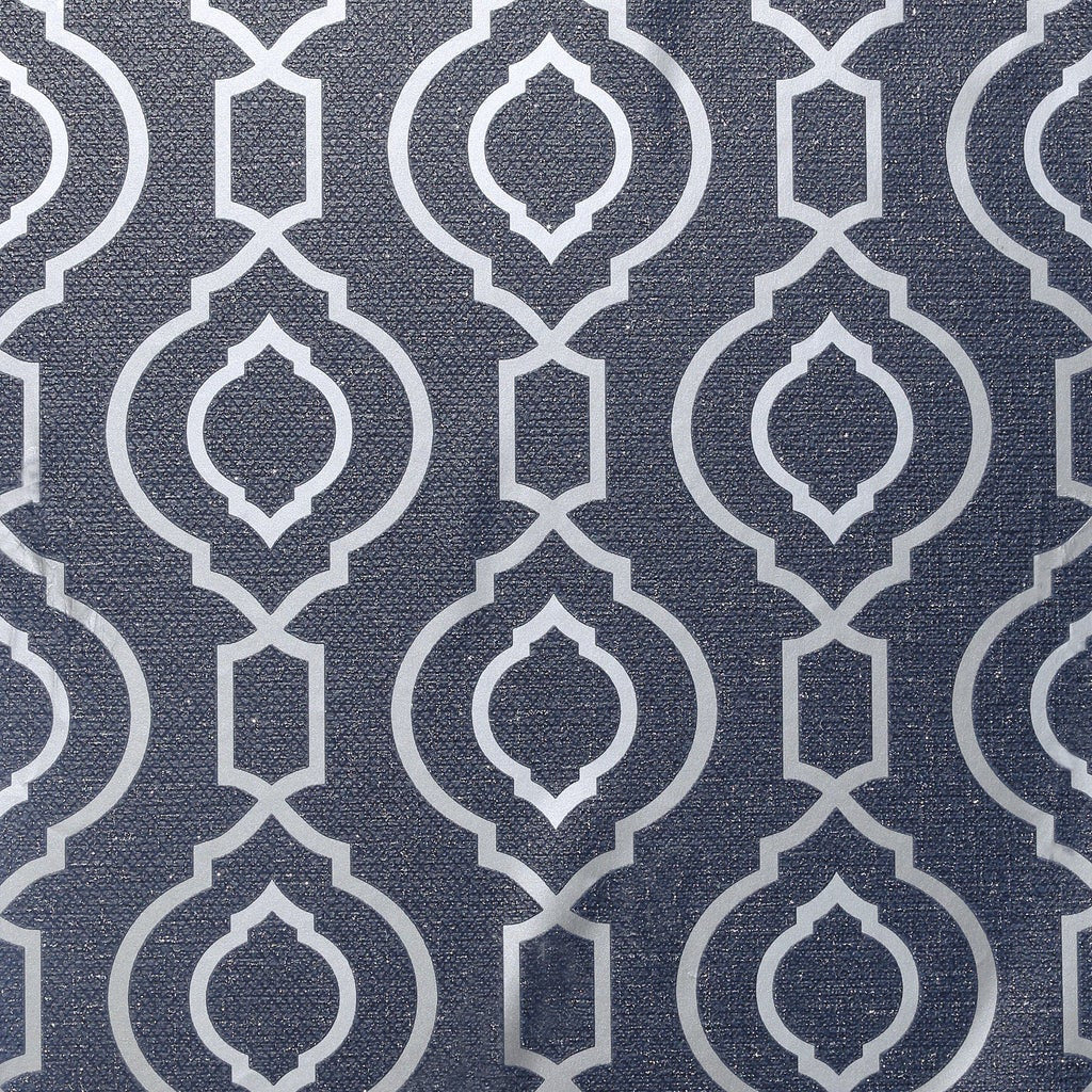 921402 Calico Trellis Navy Wallpaper By Arthouse