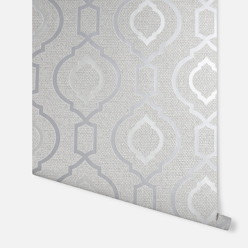 921403 Calico Trellis Neutral Wallpaper By Arthouse