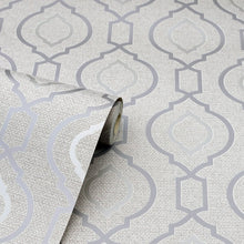 921403 Calico Trellis Neutral Wallpaper By Arthouse