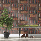 934809 Home Style Library Books Wallpaper by Rasch