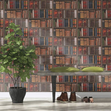 934809 Home Style Library Books Wallpaper by Rasch