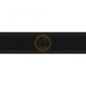Versace 3 Black and Gold Greek Key Wallpaper Border