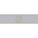 Versace 3 Silver and Gold Greek Key Wallpaper Border