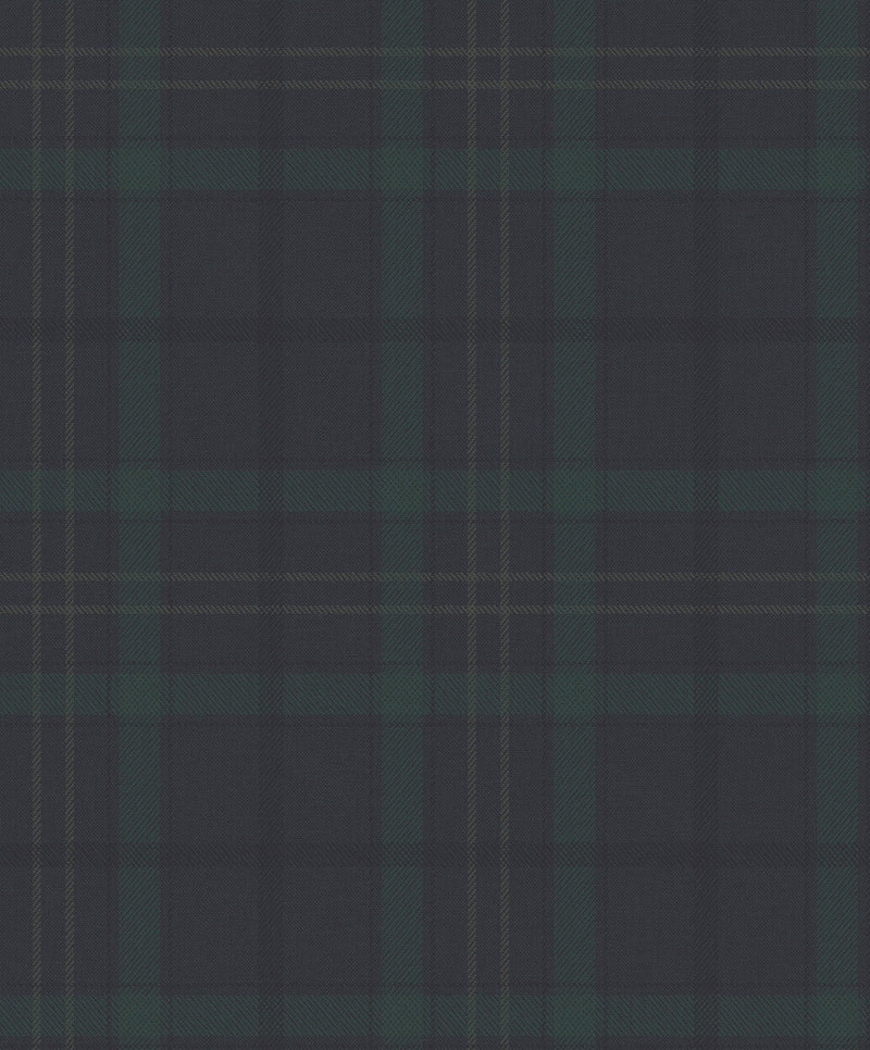 9400101 Check Navy Tartan Wallpaper by Coordonné