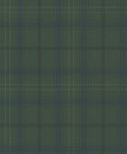 9400102 Check Green Duck Tartan Wallpaper by Coordonné