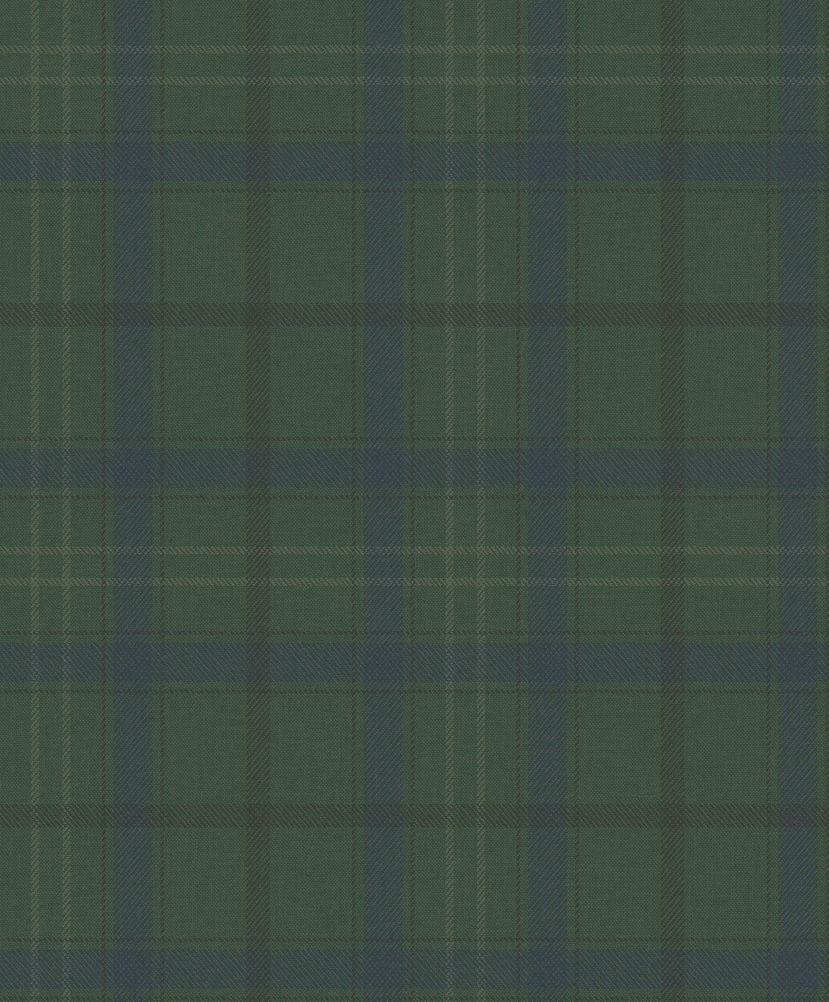 9400102 Check Green Duck Tartan Wallpaper by Coordonné