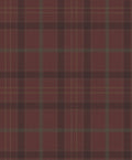 Check Burgundy Tartan Wallpaper by Coordonné