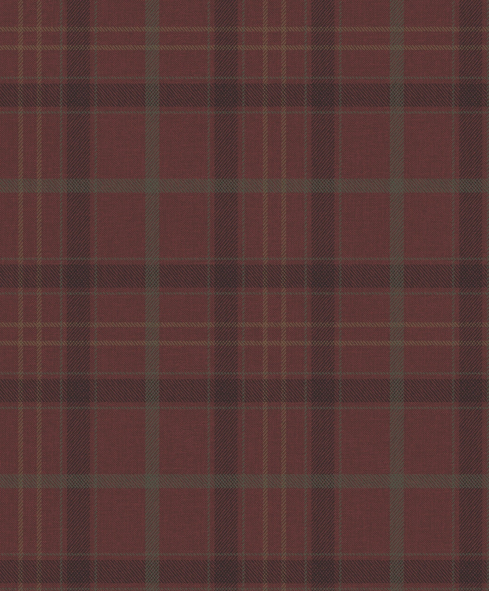 9400105 Check Burgundy Tartan Wallpaper by Coordonné