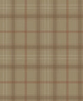 Check Brown Tartan Wallpaper by Coordonné