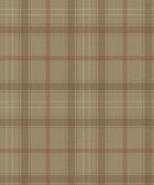 9400106 Check Brown Tartan Wallpaper by Coordonné