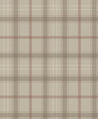 9400108 Check Stone Tartan Wallpaper by Coordonné