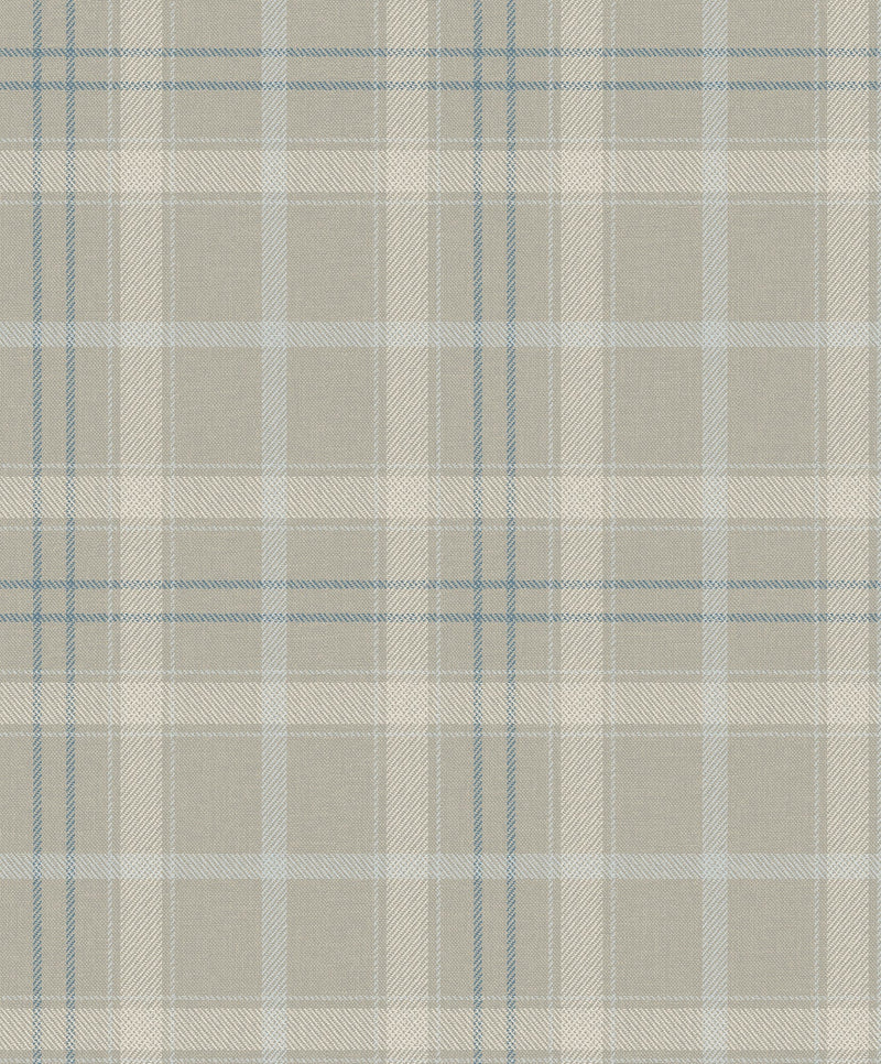 9400109 Check Pearl Tartan Wallpaper by Coordonné