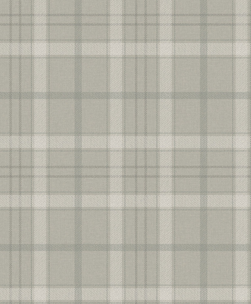 9400110 Check Grey Tartan Wallpaper by Coordonné