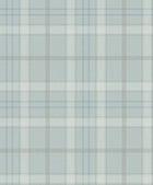 9400111 Check Sky Tartan Wallpaper by Coordonné