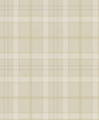 9400112 Check Ivory Tartan Wallpaper by Coordonné