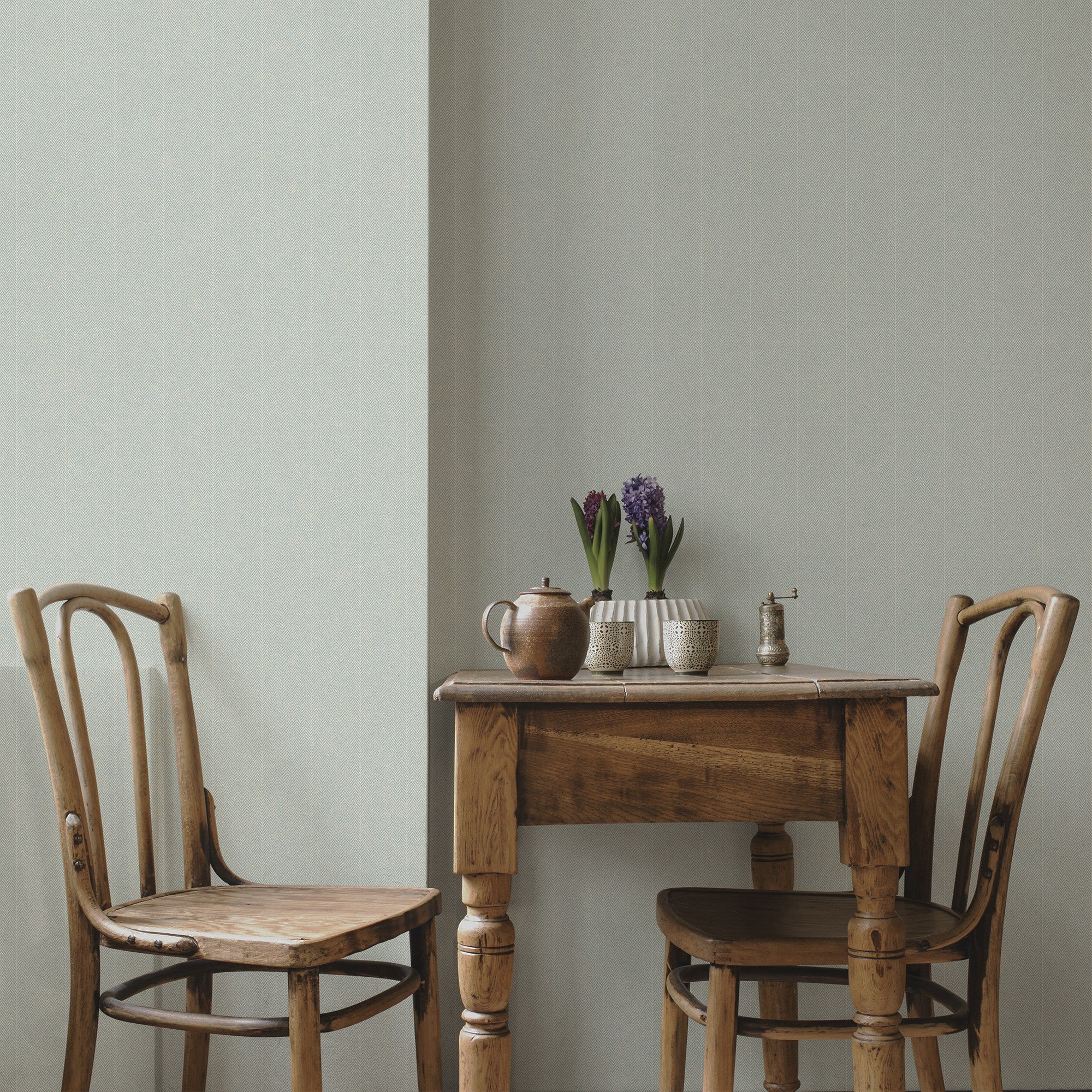 9400205 Twill Sky Tartan Wallpaper by Coordonné