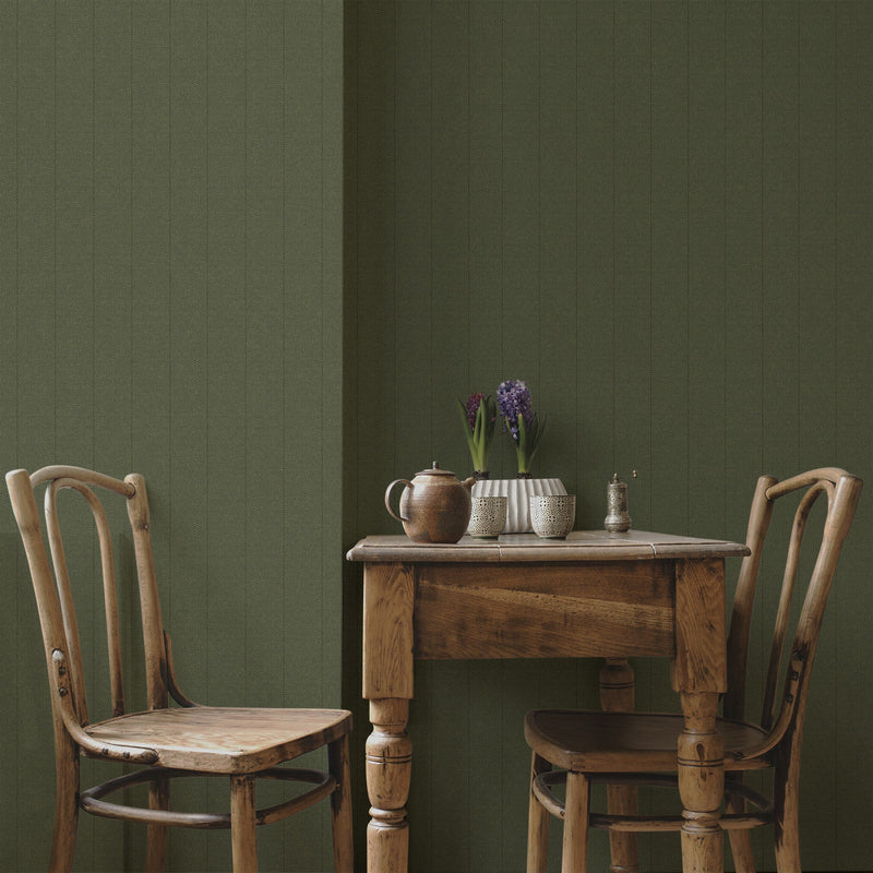 9400208 Twill Khaki Tartan Wallpaper by Coordonné