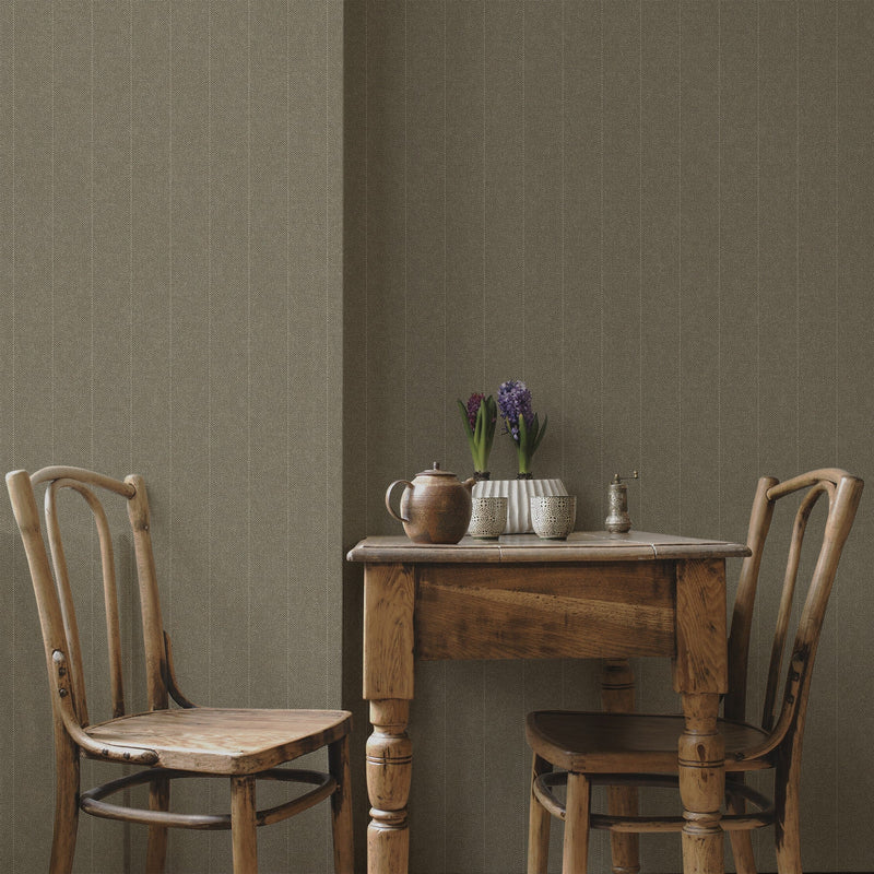 9400210 Twill Leather Tartan Wallpaper by Coordonné
