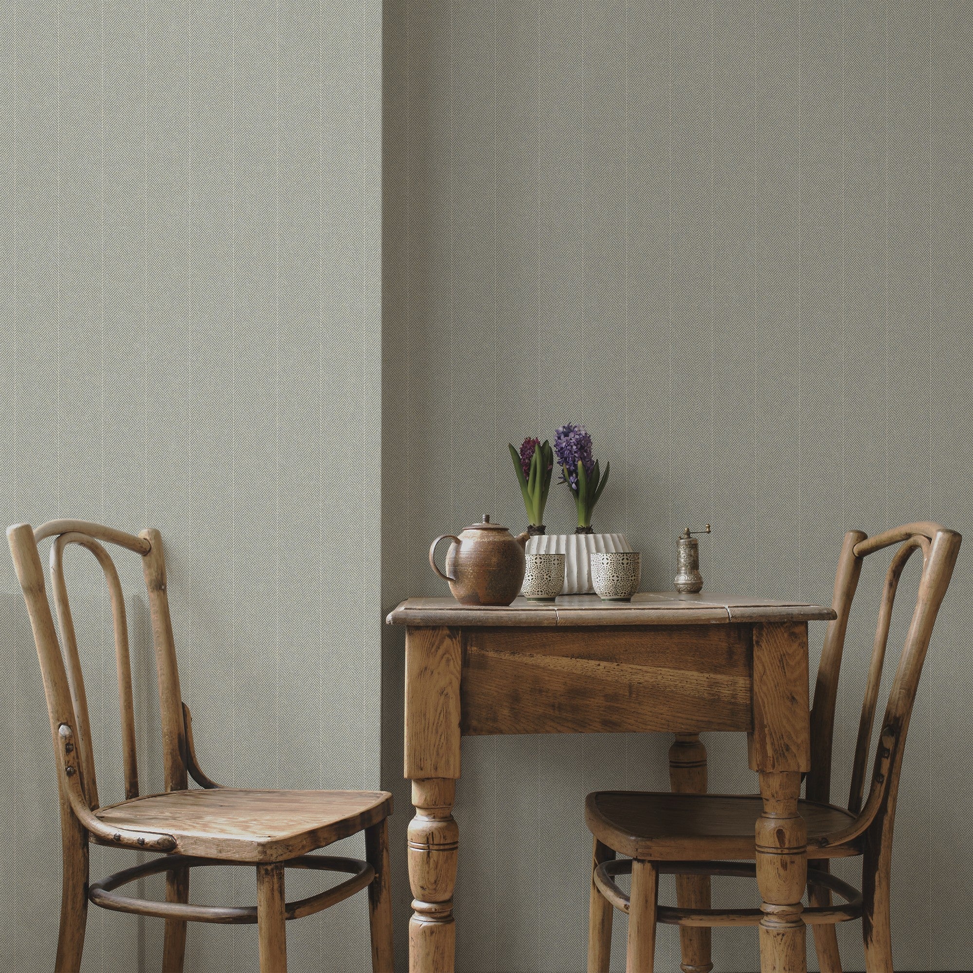 9400213 Twill Steel Tartan Wallpaper by Coordonné